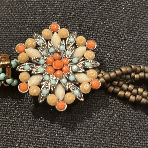 Exquisite Dragonfly RARE brand Vintage Swarovski Crystal Glass Beaded Necklace - Picture 15 of 17